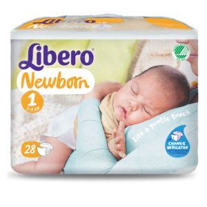 Libero New Born T1 - 2 - 5 Kg x 28