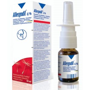 Allergodil Solução Pulverização Nasal 1 mg>ml x 10 ml