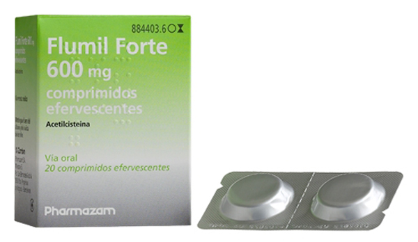 Fluimucil Comprimidos Efervescentes 600 mg x 20 Fluimucil Comprimidos Efervescentes 600 mg x 20