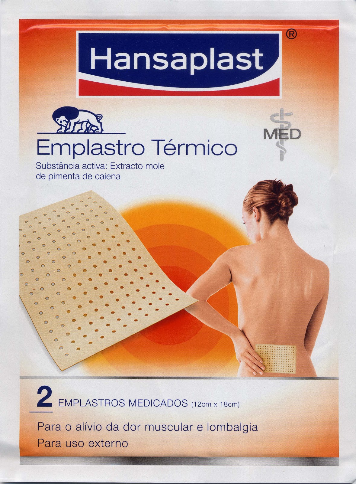 Hansaplast Emplastro Térmico 4,8mg>unidade x 2 Hansaplast Emplastro Térmico 4,8mg>unidade x 2