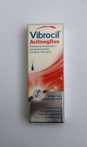 Vibrocil Actilong Duo Solução Pulverização Nasal 0,6+0,5 mg>ml x 10 ml