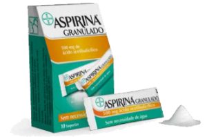 Aspirina Carteiras de Granulado 500 mg x 10