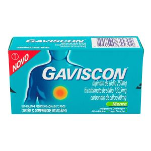 Gaviscon Comprimidos Mastigáveis x 24