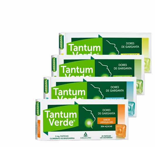 Tantum Verde Mel Sem Açúcar Pastilhas 3 mg x 20 Tantum Verde Mel Sem Açúcar Pastilhas 3 mg x 20