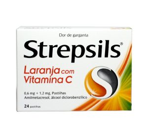 Strepfen Pastilhas Laranja Sem Açúcar 8,75 mg x 24