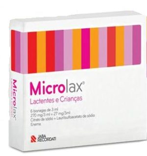 Microlax Enema Crianças 270>27 mg>3ml x 6 Tubos