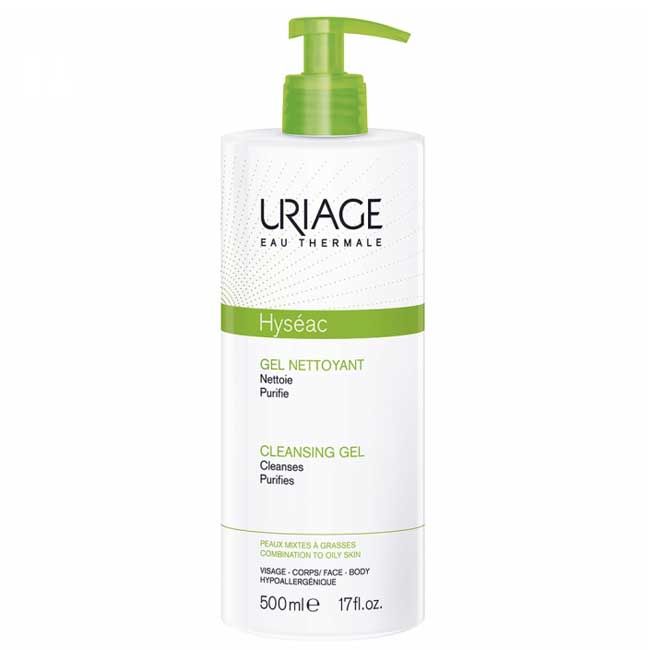 Uriage Hyseac Gel Limpeza Suave 500ml Uriage Hyseac Gel Limpeza Suave 500ml