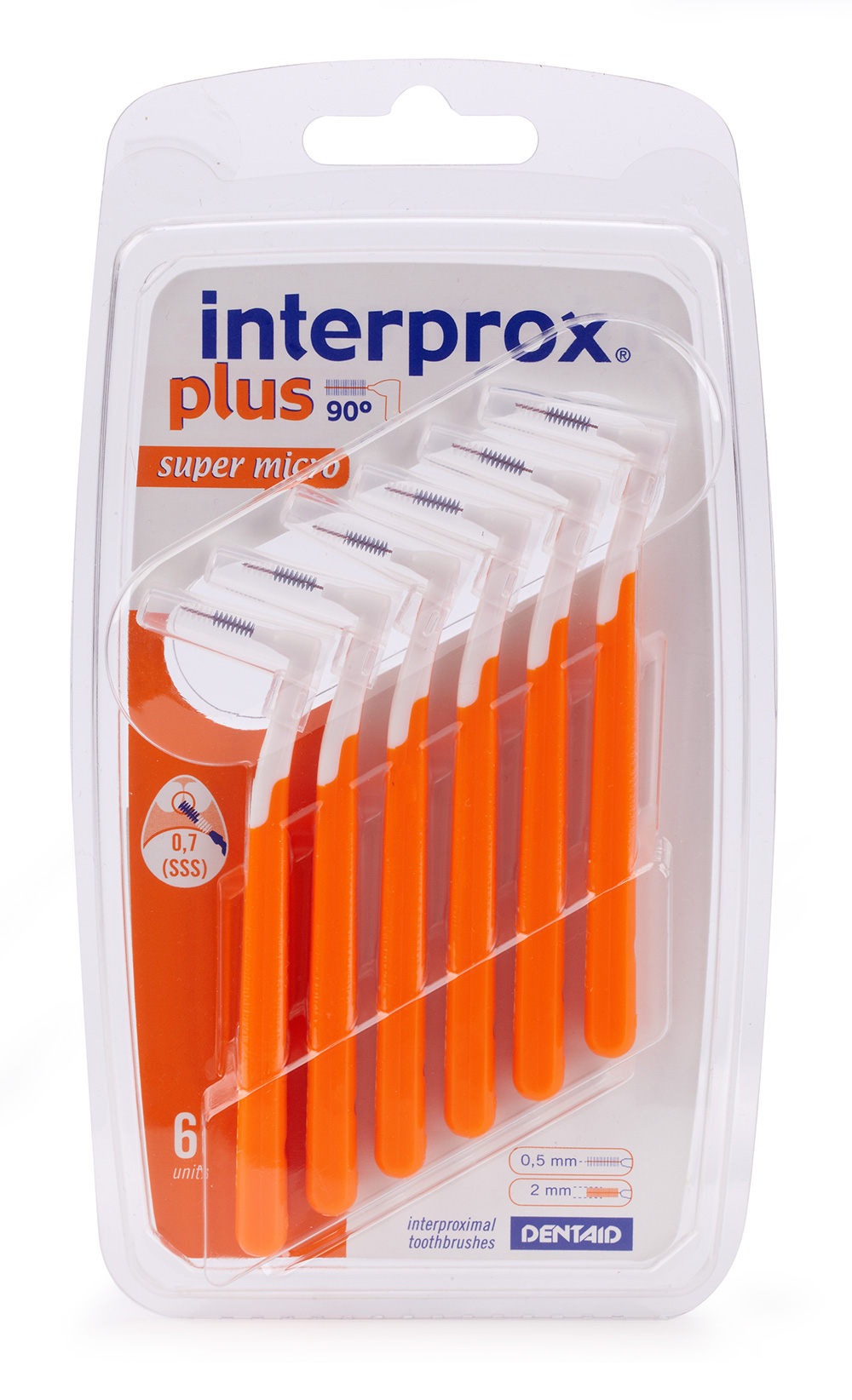 Interprox Plus Escovilhão Super Micro 0,7 mm x 6 Interprox Plus Escovilhão Super Micro 0,7 mm x 6