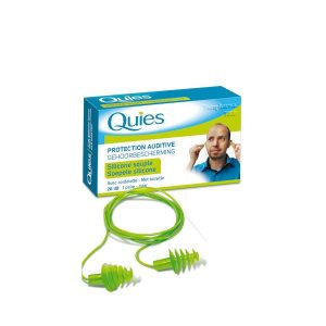 Quies Tampão Auricular Silicone Com Fio x 5