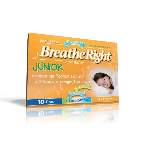 Breathe Right Júnior Penso Nasal x 10 Breathe Right Júnior Penso Nasal x 10