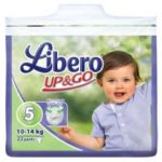 Libero Up and Go T5 Fraldas 10 - 14 Kg x 22