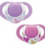 Chicco Chupeta Physio Silicone Rosa 4m+ x 2