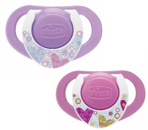 Chicco Chupeta Physio Silicone Rosa 4m+ x 2