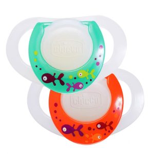 Chicco Chupeta Physio Luminosa Latex 12m+ x 2