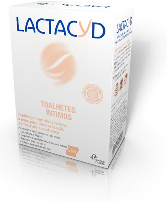 Lactacyd Intimo Toalhetes Higiene Íntima x 10 Lactacyd Intimo Toalhetes Higiene Íntima x 10