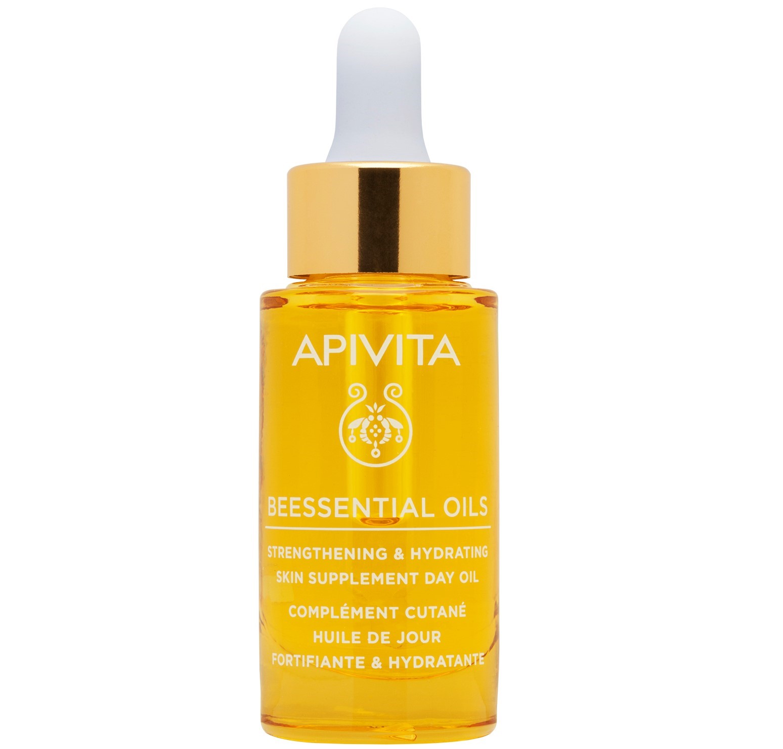 Apivita Beessential Oils Strengthening & Hydrating Day Oil 15ml Apivita Beessential Oils Strengthening & Hydrating Day Oil 15ml