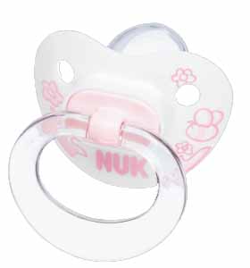 Nuk Chupeta N1 Silicone Rosa x 2