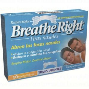 Breathe Right Penso Nasal Transparente Pequeno>Médio x 10 Breathe Right Penso Nasal Transparente Pequeno>Médio x 10