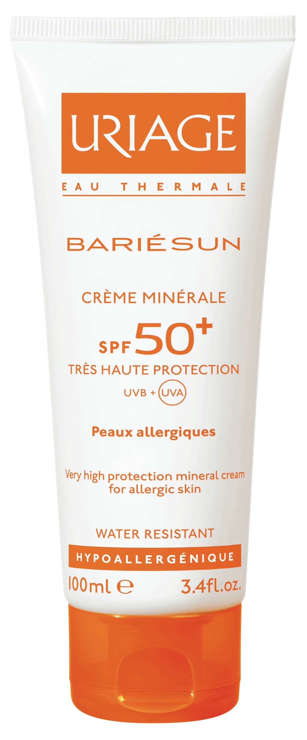 Uriage Bariesun Creme Mineral FPS 50+ 100 ml Uriage Bariesun Creme Mineral FPS 50+ 100 ml