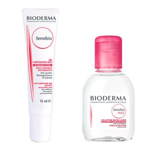 Sensibio Gel Contorno de olhos 15ml + Água Micelar 100ml