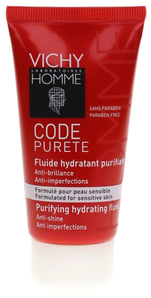 Vichy Homme Code Purete Fluído Hidratante Purificante 50 ml