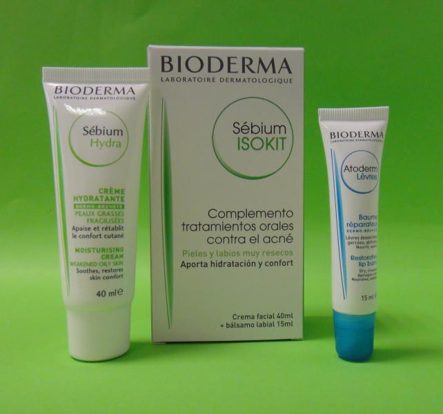Sebium Bioderma Isokit Creme Facial 40 ml + Bálsamo Labial 15 ml Sebium Bioderma Isokit Creme Facial 40 ml + Bálsamo Labial 15 ml
