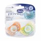 Chicco Chupeta Physio Air Luminosa Latex 12m+