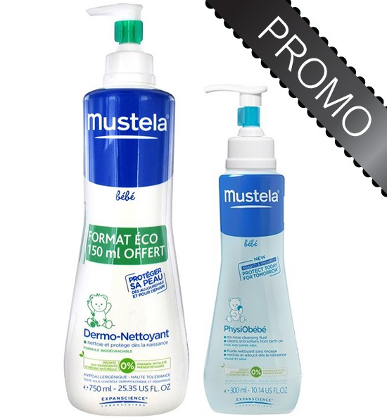 Mustela Bebé Dermo Lavante 750 ml + Physiobebe Mustela Bebé Dermo Lavante 750 ml + Physiobebe