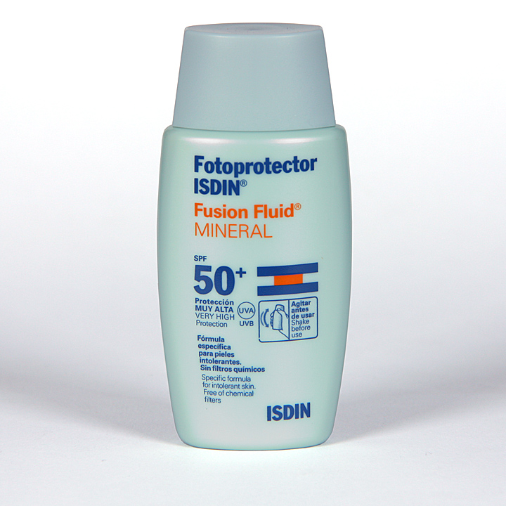 Isdin Fotoprotetor Fusion Fluid Mineral FPS 50+ 50 ml Isdin Fotoprotetor Fusion Fluid Mineral FPS 50+ 50 ml
