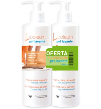 Lipoleum Oficinal Gel Lavante 400 ml x 2 Lipoleum Oficinal Gel Lavante 400 ml x 2
