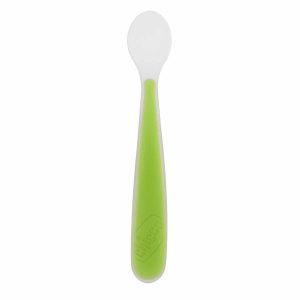 Chicco Colher Silicone 6m+ Verde