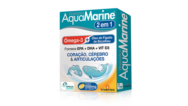 Aquamarine Cápsulas Óleo de Peixe x 60 Aquamarine Cápsulas Óleo de Peixe x 60