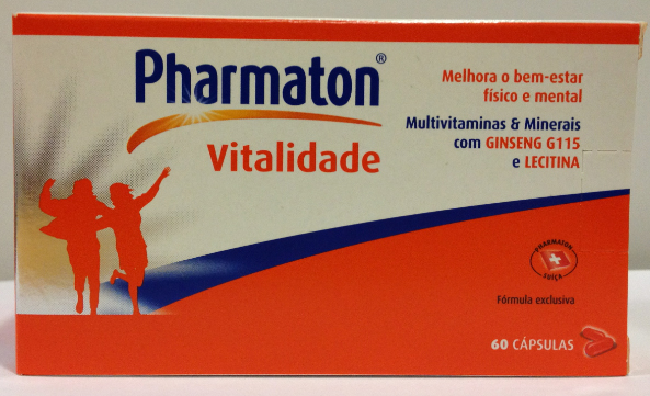 Pharmaton Vitalidade Cápsulas x 60 Pharmaton Vitalidade Cápsulas x 60