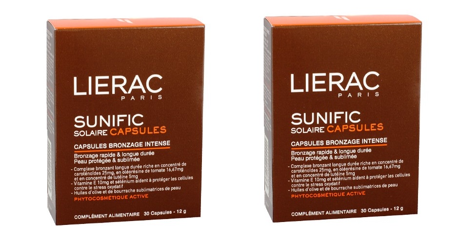 Lierac Sunific Solaire Cápsulas x 30 x 2 Lierac Sunific Solaire Cápsulas x 30 x 2