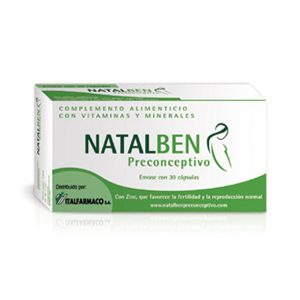 Natalben Preconceptivo Cápsulas x 30