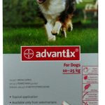Advantix Cão Solução Unção Menos 4 Kg 0,4ml x 4