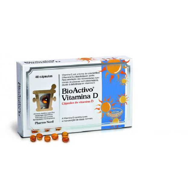 Bioactivo Vitamina D. Cápsulas Ossos E Músculos x 80 Bioactivo Vitamina D. Cápsulas Ossos E Músculos x 80