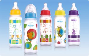 Nuby Biberão 0-12 meses 250 ml