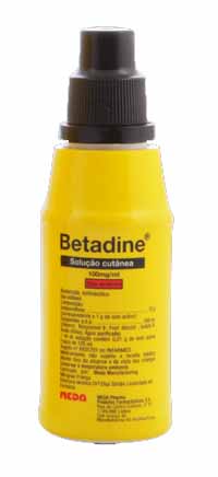 Betadine Solução Cutânea 100mg>ml x 125 ml