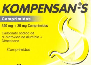 Kompensan-S Comprimidos Mastigáveis 340 mg x 60
