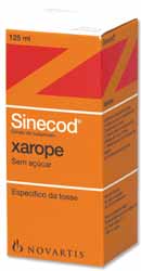 Sinecod Xarope 6 mg>15 ml x 125 ml Sinecod Xarope 6 mg>15 ml x 125 ml